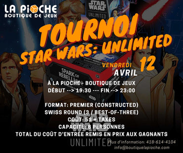 Tournoi Star Wars: Unlimited ticket