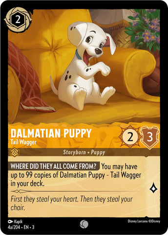 Dalmatian Puppy - Tail Wagger (4a) (4a/204) [Into the Inklands]