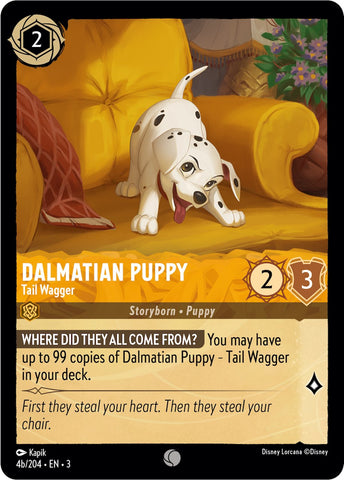 Dalmatian Puppy - Tail Wagger (4b) (4b/204) [Into the Inklands]