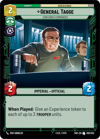 General Tagge - Concerned Commander (080/252) [Spark of Rebellion]