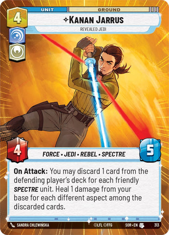 Kanan Jarrus - Revealed Jedi (Hyperspace) (313) [Spark of Rebellion]