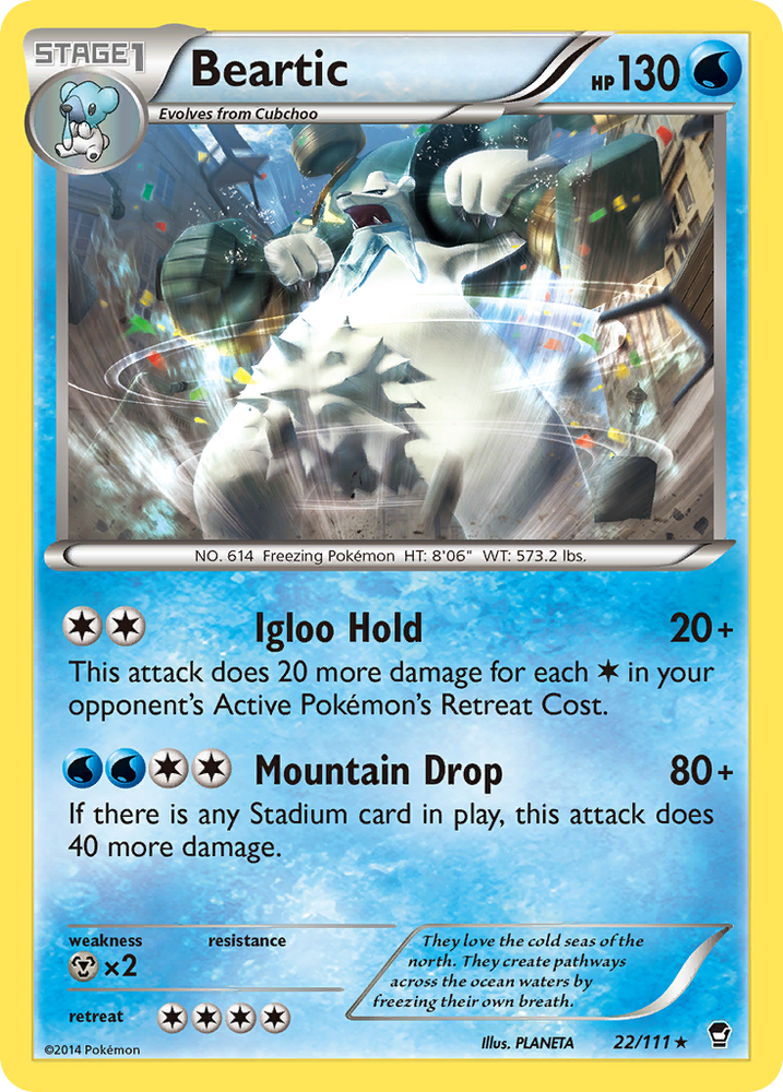 Beartic (22/111) [XY: Furious Fists]