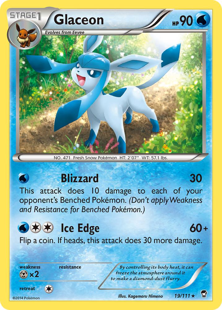 Glaceon (19/111) [XY: Furious Fists]